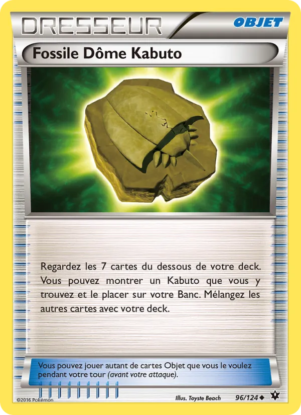 Fossile Dôme Kabuto 96 — Impact des Destins