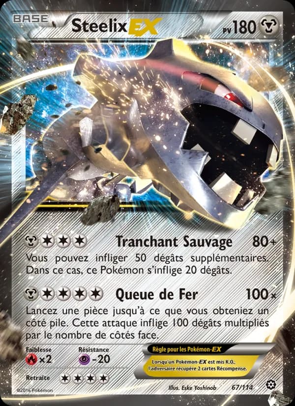 Steelix EX 67 — Offensive Vapeur