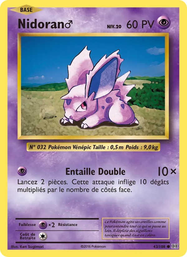 Nidoran♂ 43 — Évolutions