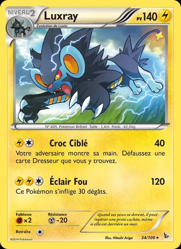 Luxray 34 — Étincelles