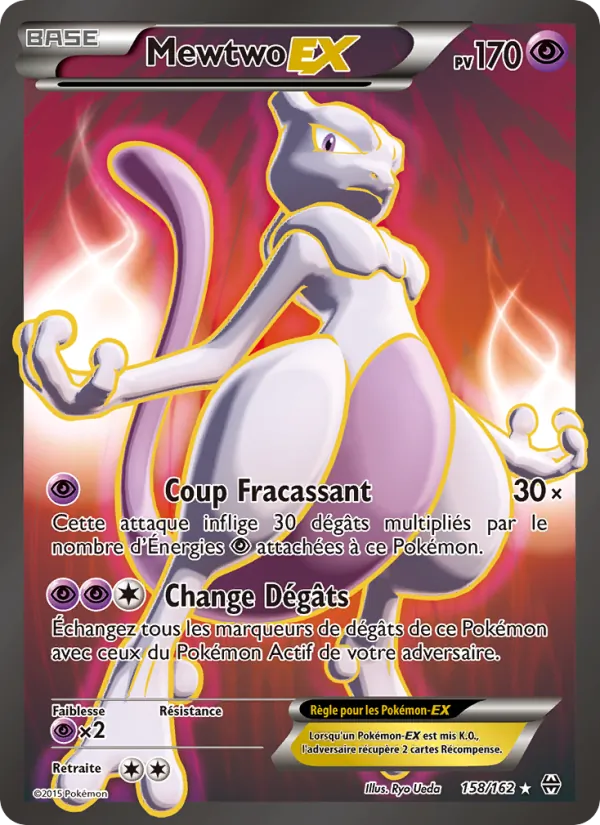 Mewtwo EX 158 — Impulsion Turbo