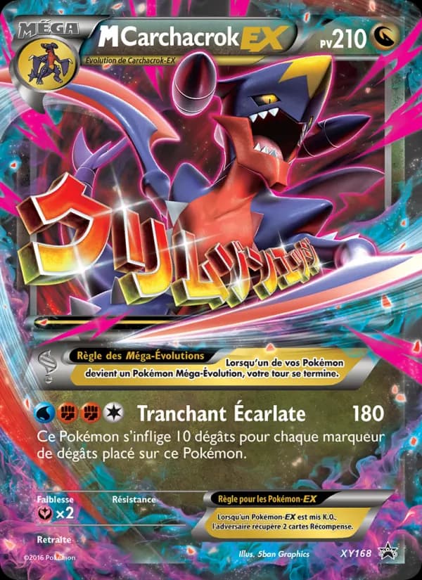 M-Carchacrok-EX XY168 — Promo XY