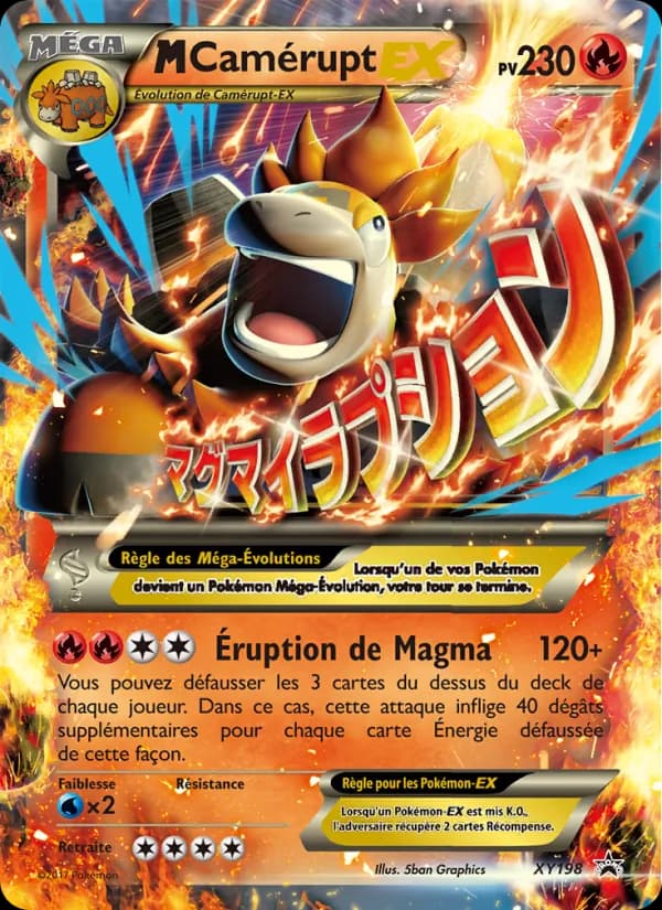 M-Camérupt-EX XY198 — Promo XY