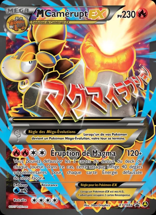 M-Camérupt-EX XY198a — Promo XY