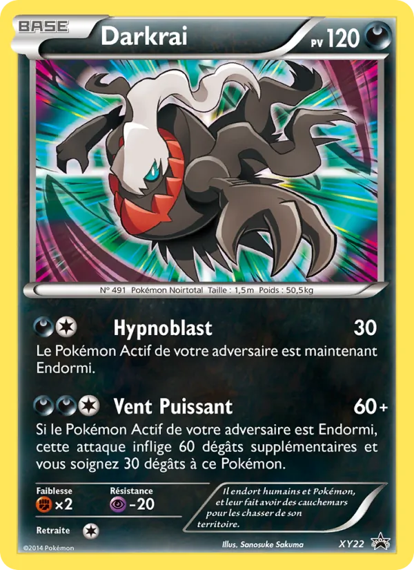 Darkrai XY22 — Promo XY