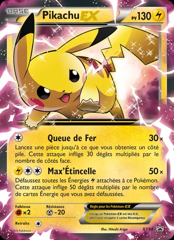 Pikachu EX XY84 — Promo XY