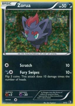 Zorua 9 — Collection McDonald's 2011