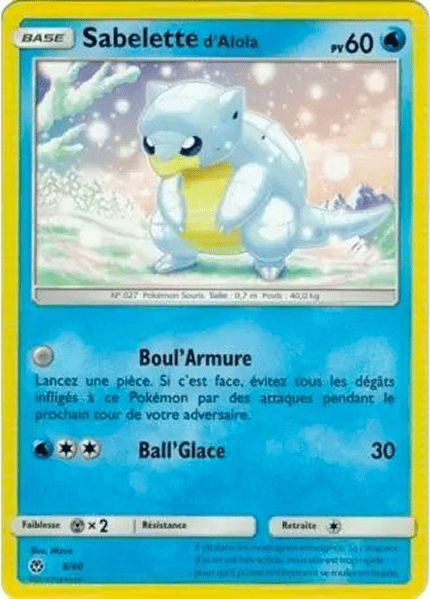 Sabelette d'Alola 8 — Collection McDonald's 2018
