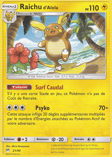Raichu d'Alola 21