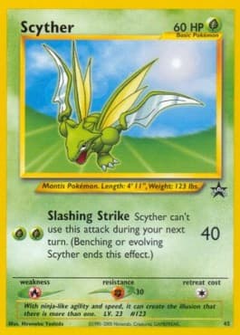 Scyther (WP 45) 45 — Wizards Black Star Promos