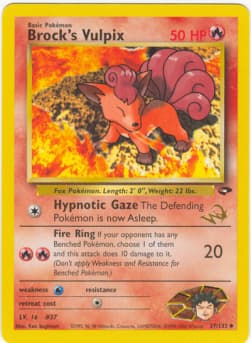 Brock's Vulpix (WPR GC 37) GC 37