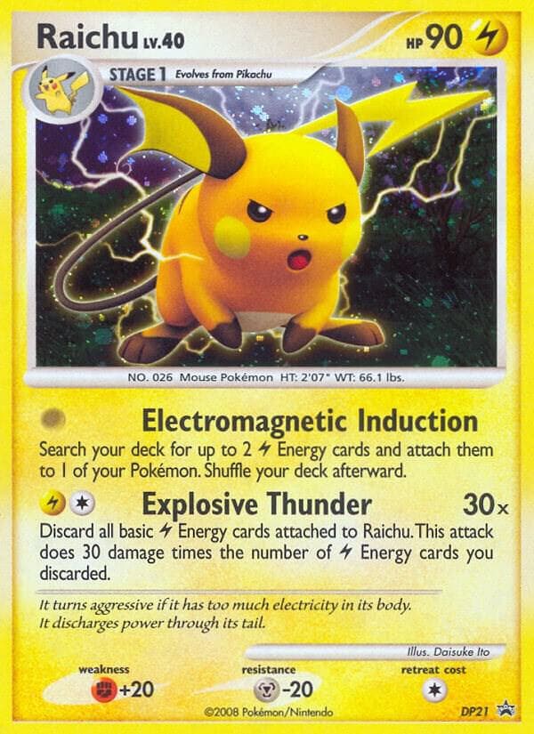 Raichu DP21 — Promo DP
