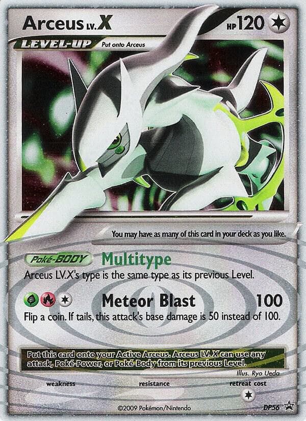 Arceus LV.X - DP56 DP56 — DP Black Star Promos