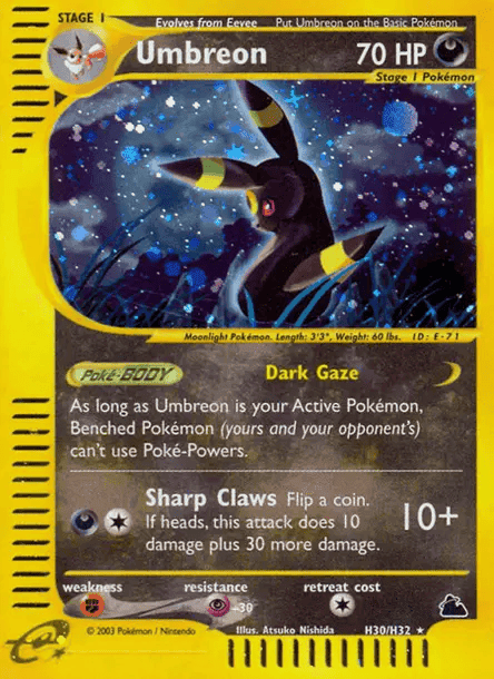 Umbreon H30 — Skyridge