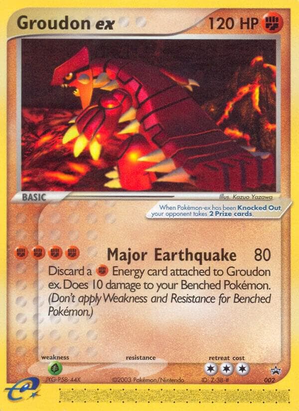 Groudon ex - 002 (Nintendo Power Magazine) 002 — Nintendo Black Star Promos