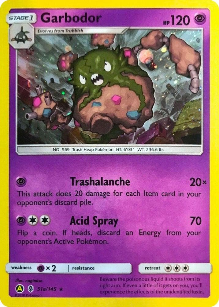 Garbodor - 51a/145 (Cosmos Holo) 051a — Alternate Art Promos