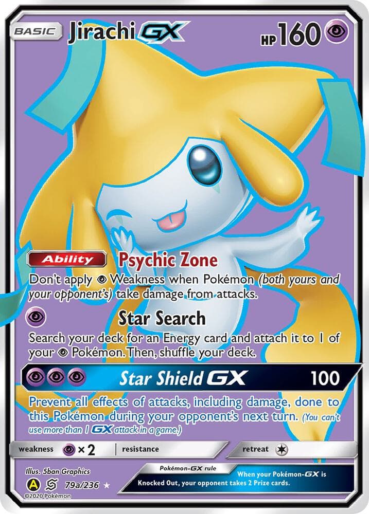 Jirachi GX - 79a/236 079a — Alternate Art Promos