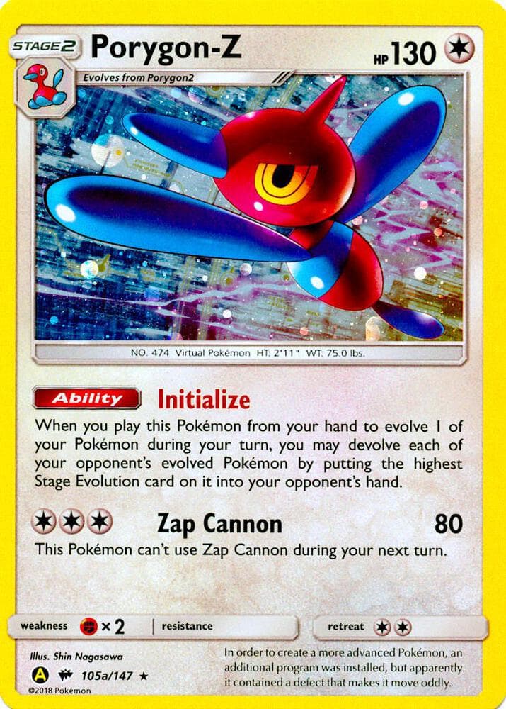 Porygon-Z - 105a/147 105a — Alternate Art Promos