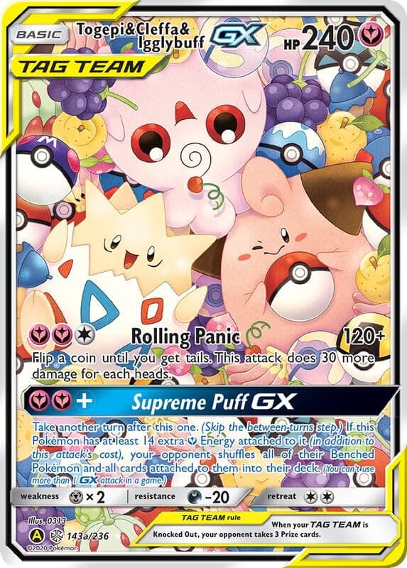 Togepi & Cleffa & Igglybuff GX - 143a/236 143a — Alternate Art Promos