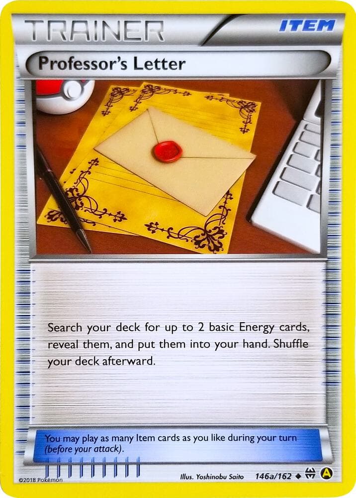Professor's Letter - 146a/162 146a — Alternate Art Promos
