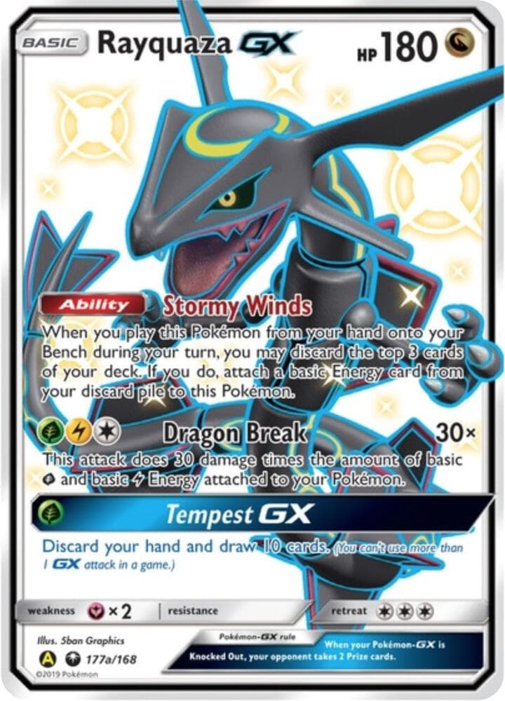 Rayquaza GX - 177a/168 177a — Alternate Art Promos