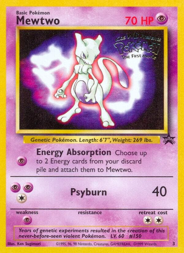 Mewtwo (Movie Promo) 03 — WoTC Promo
