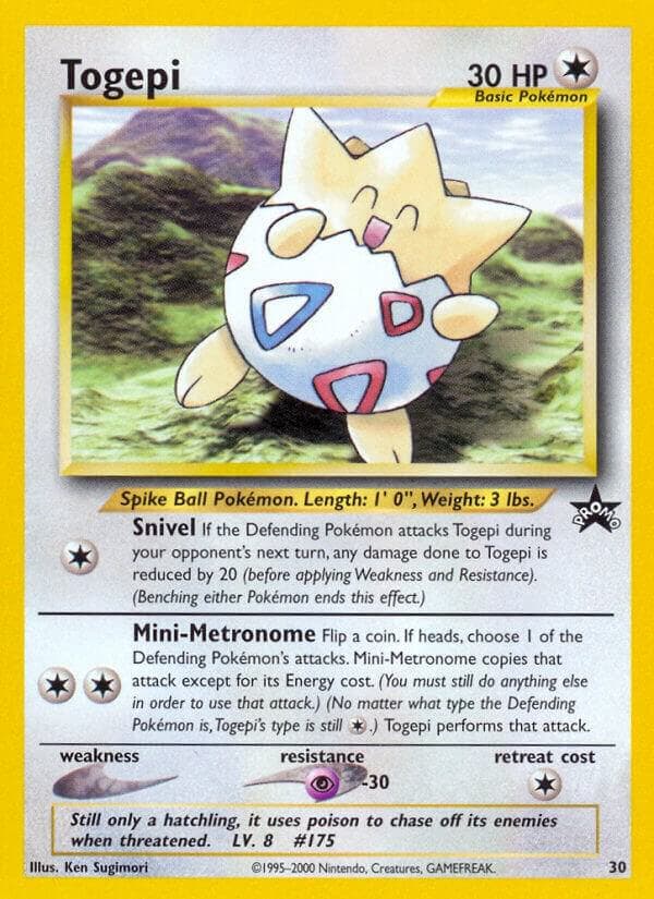 Togepi 30 — WoTC Promo