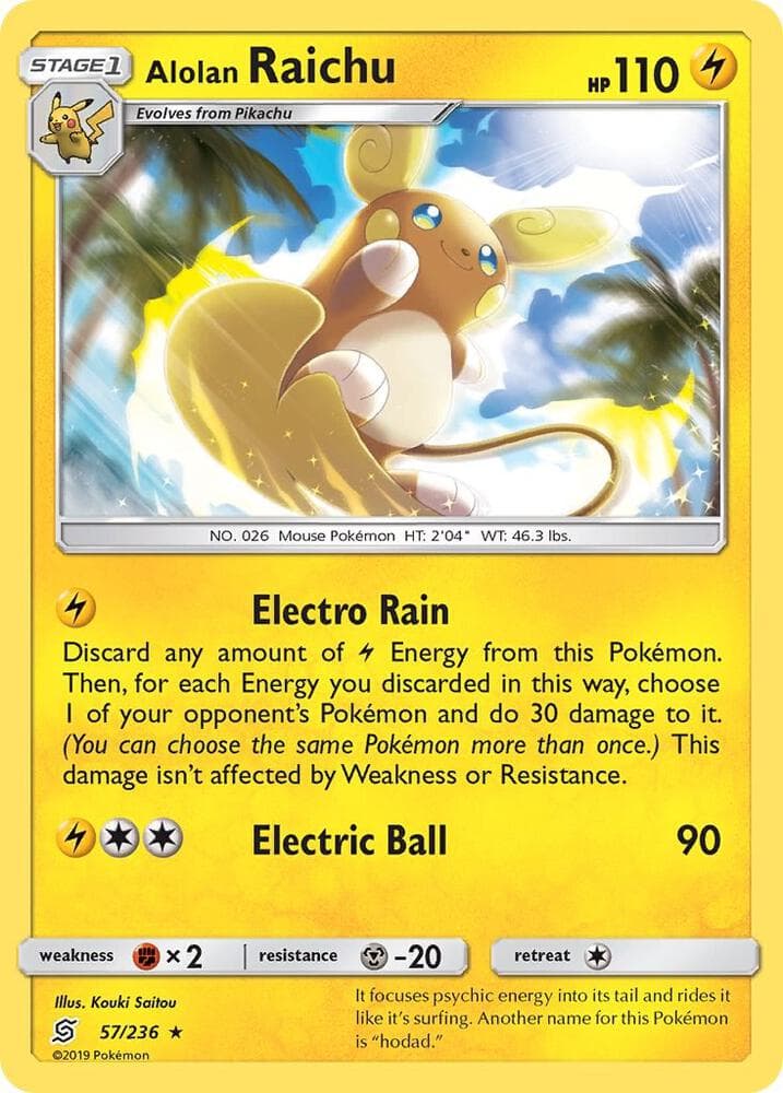 Raichu d’Alola 57 — Harmonie des Esprits
