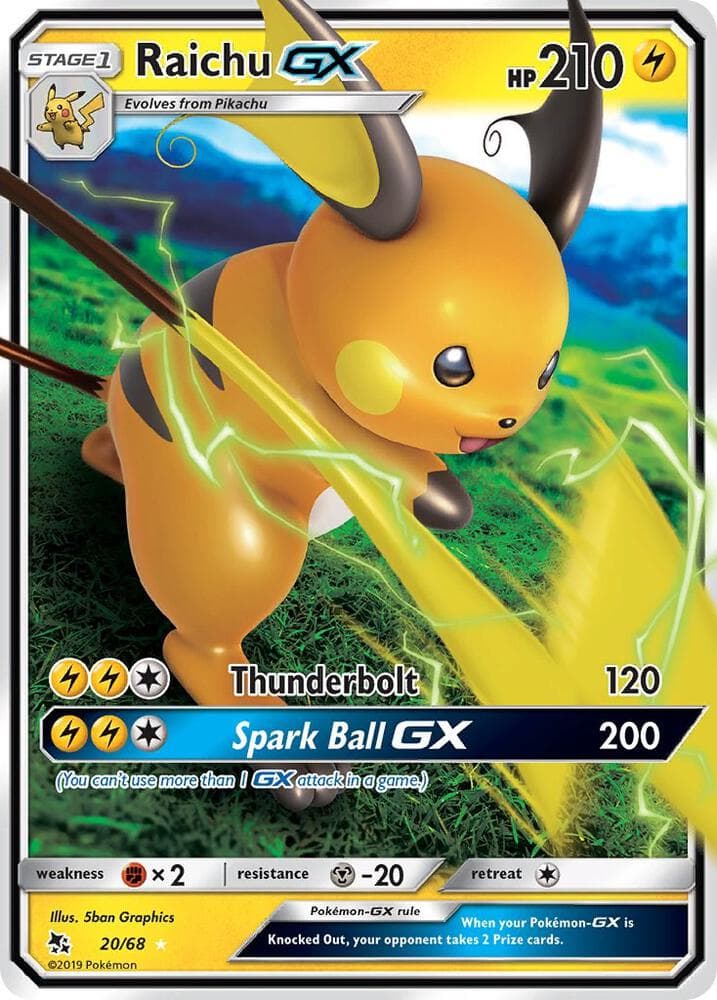 Raichu-GX 20 — Destinées Occultes