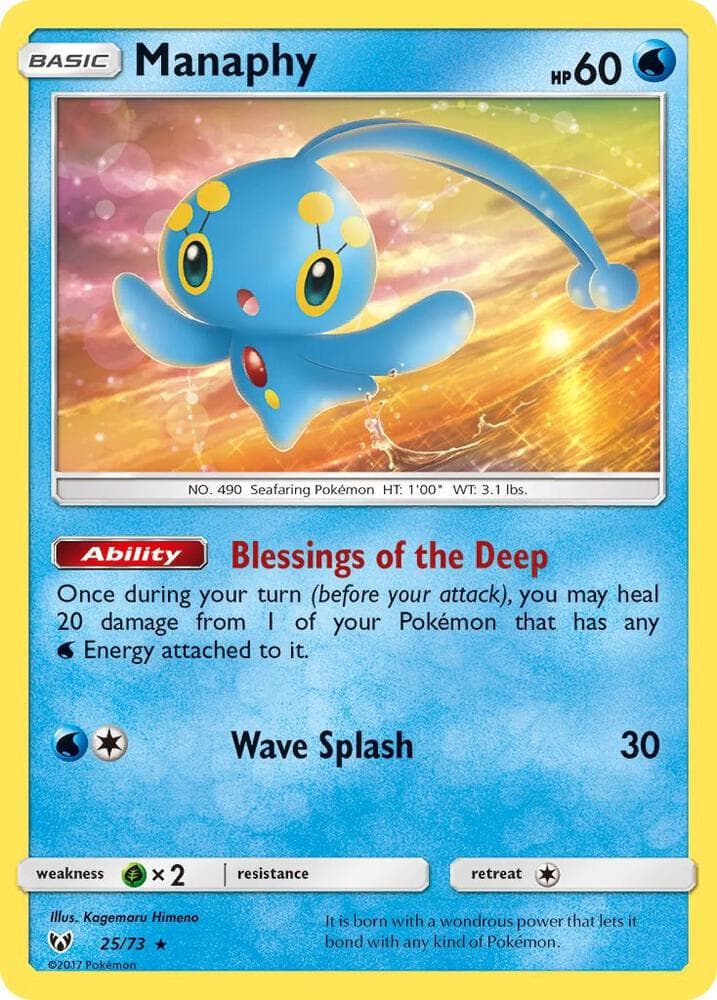 Manaphy 25 — Légendes Brillantes