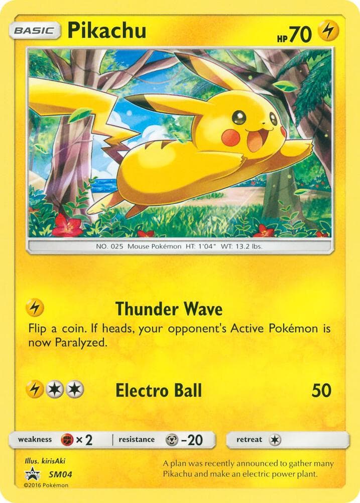 Pikachu SM04 — Promo SM