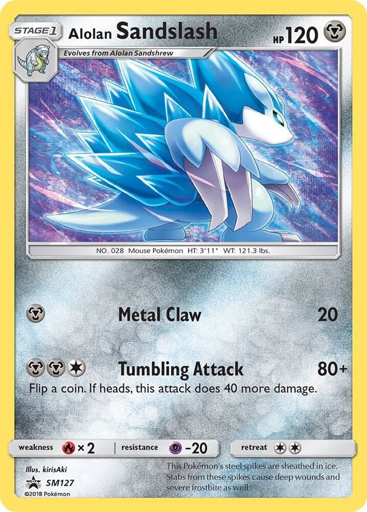 Sablaireau d’Alola SM127 — Promo SM