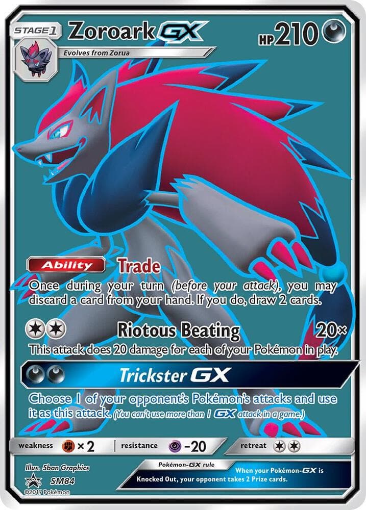Zoroark GX SM84 — Promo SM