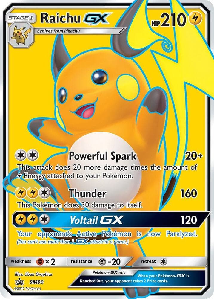 Raichu GX SM90 — Promo SM